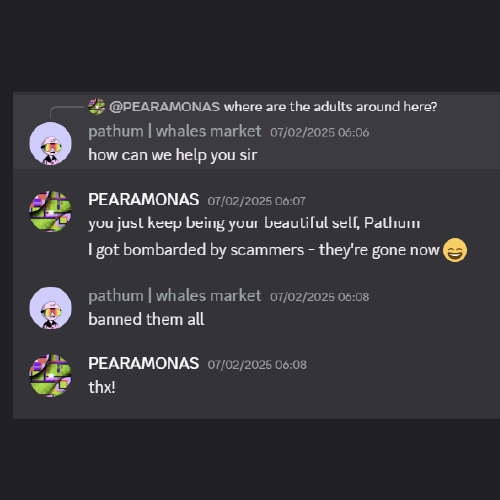 Whales Feedback